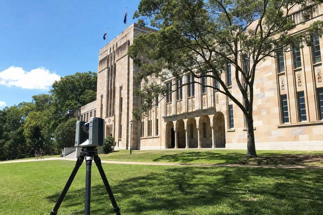 University of Queensland, building envelope scanning