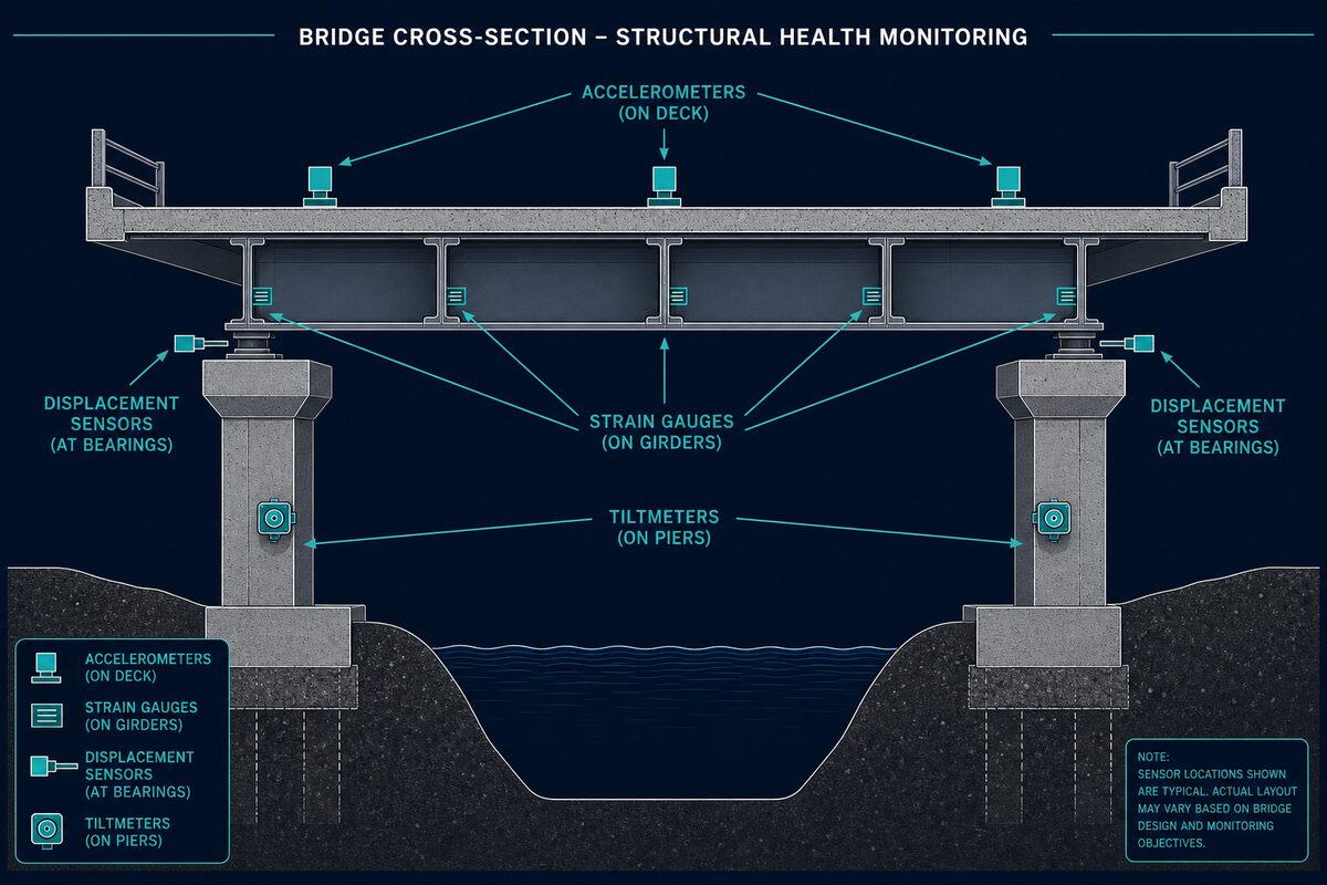 Bridge Monitoring in Australia: Sensors, Methods, and Case Studies: figure 2